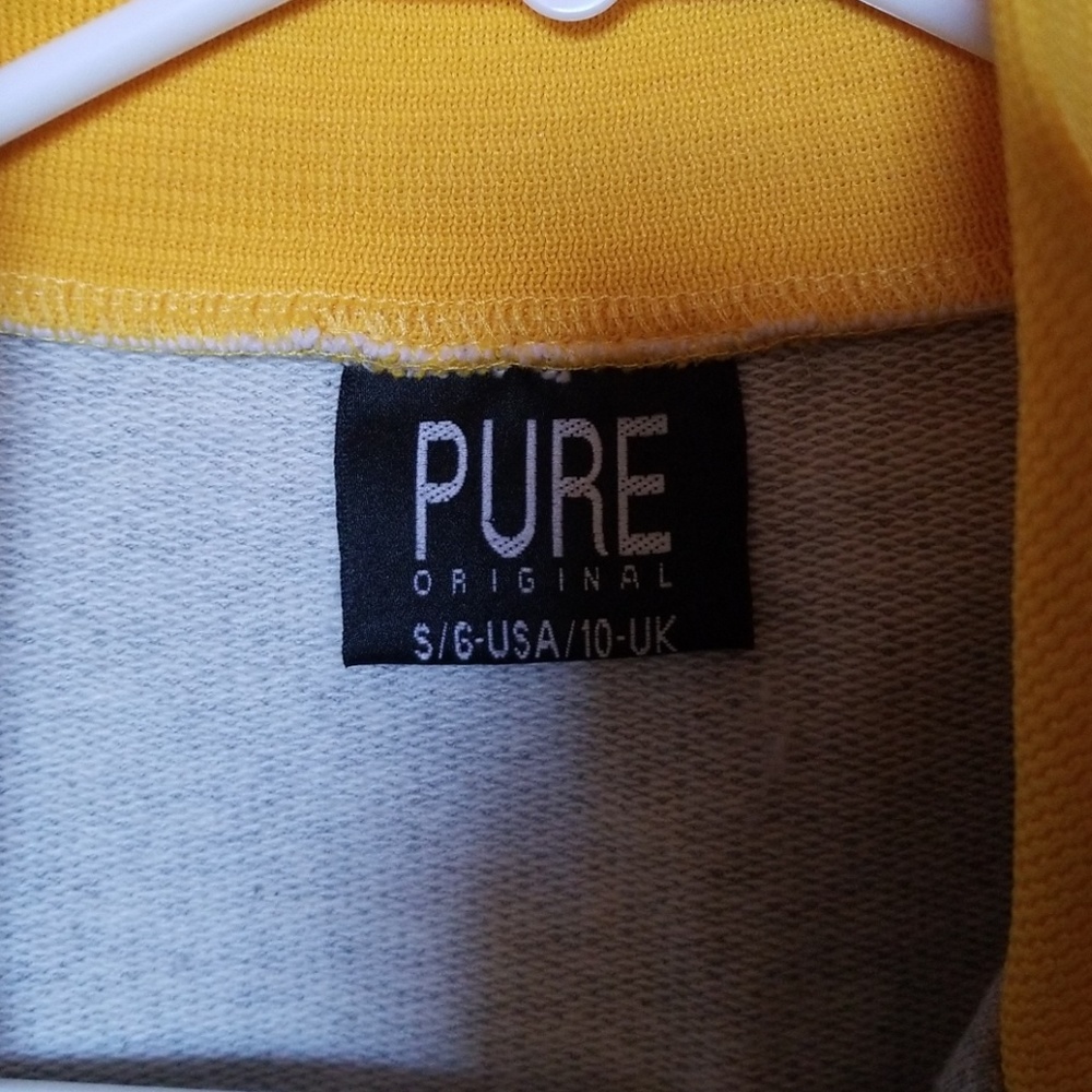 NWOT Pure 3 Grey and Yellow Vest - Picture 2 of 3